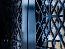 a close up of a window