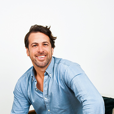 a person sitting on a chair