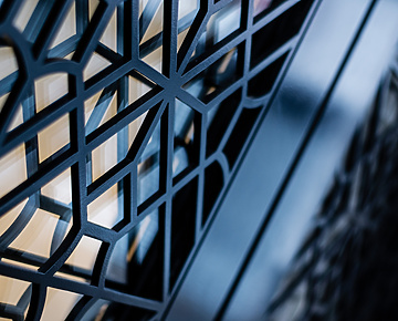 Abstract door at Mishcon de Reya office