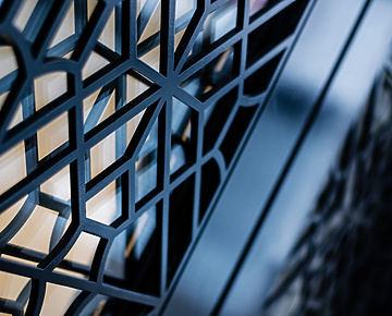 Abstract door at Mishcon de Reya office