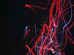 abstract red lights