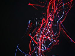 abstract red lights
