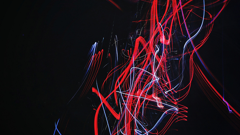 abstract red lights
