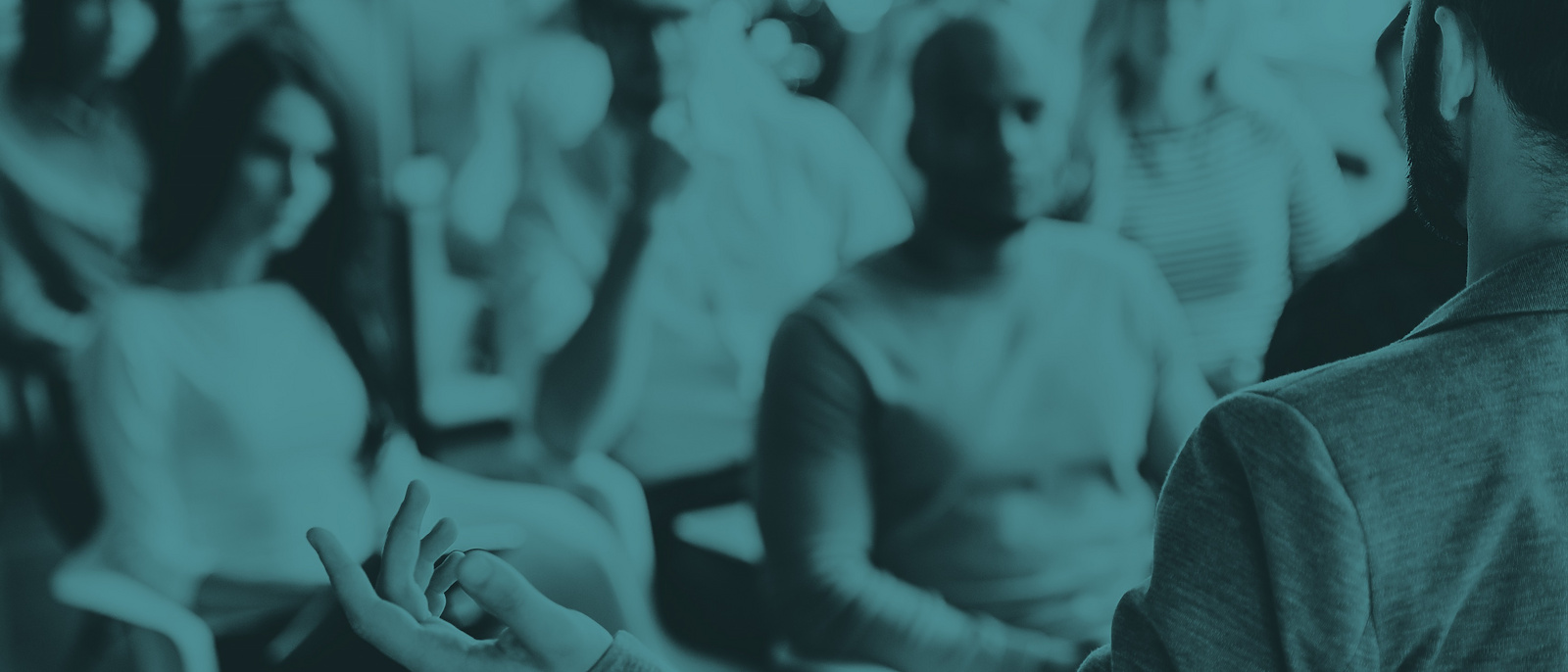 Crowd watching an academy session