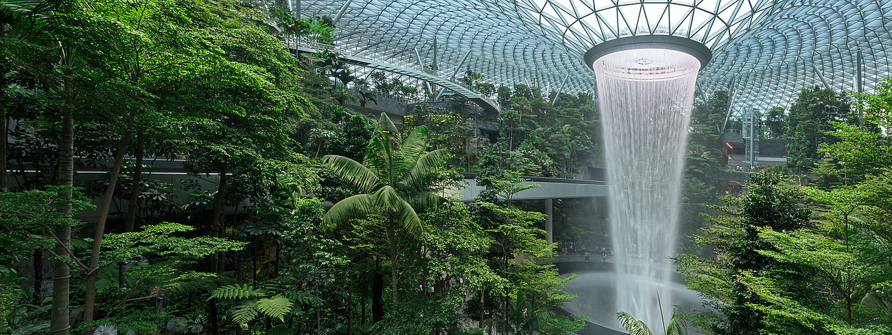 Singapore Waterfall inside