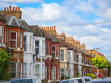A street of houses