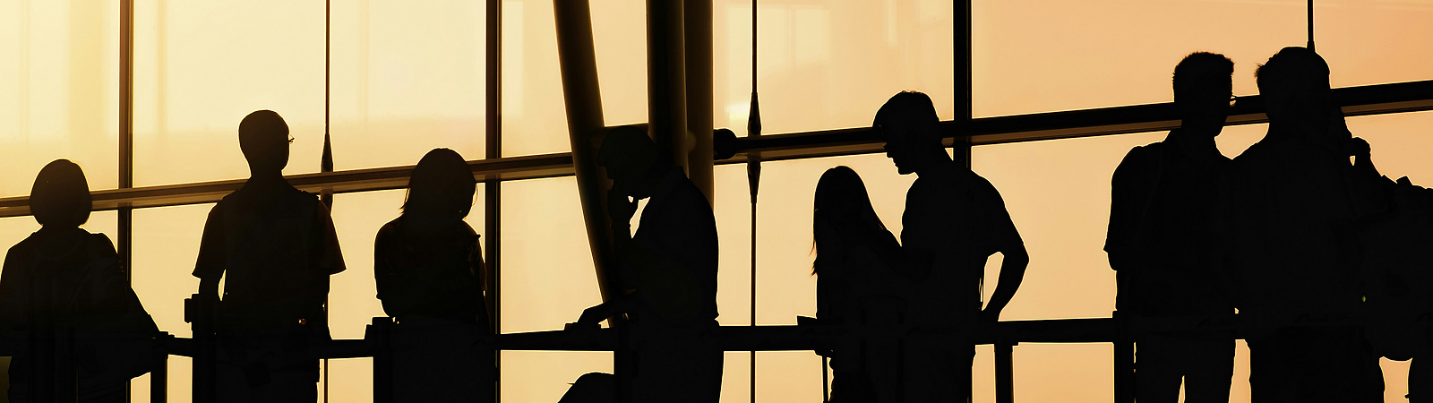 People at the airport