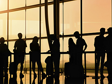 People at the airport