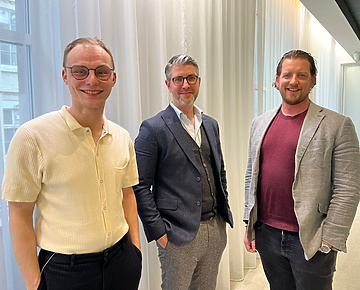 Kieran John, Chris Rigby and Phil Evans