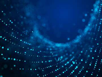 a blue dotted wave of dots