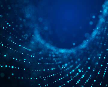 a blue dotted wave of dots