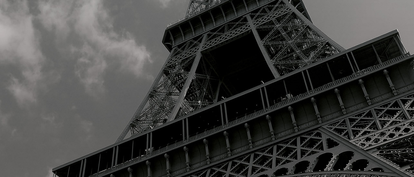 Eiffel tower from below