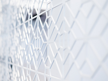 a close up of a white wall