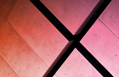 X logo on pink