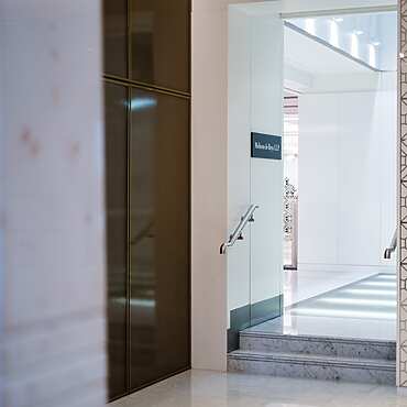 Mishcon interior with a marble staircase