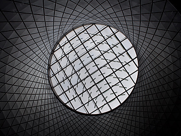 grey geometric circle