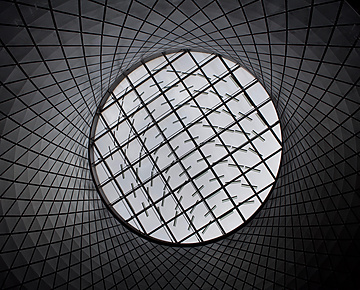 grey geometric circle