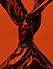 a close-up of a red object