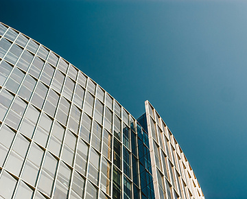 a low angle view of a building