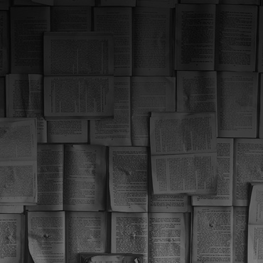 Book pages arranged on a wall