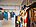 Clothes Rail in clothes store