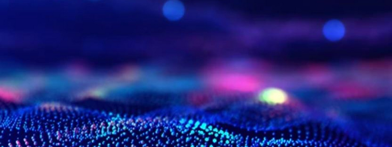 a colorful dots on a surface