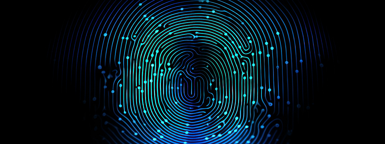 lit up thumb print