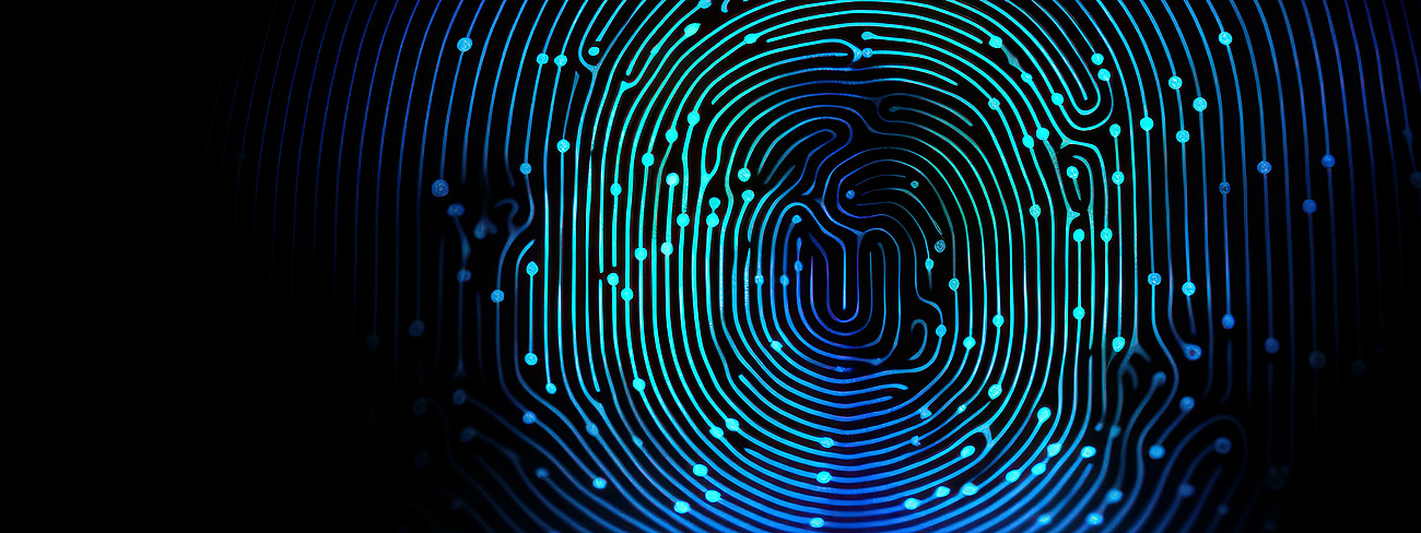 lit up thumb print
