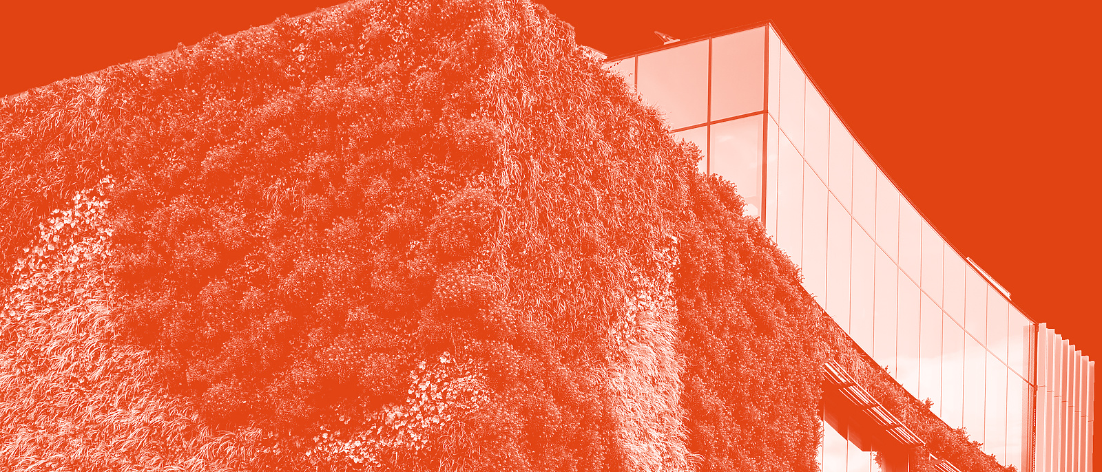 a building with a large window