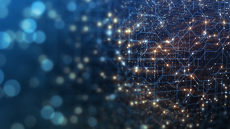 Artifical intelligence AI abstract