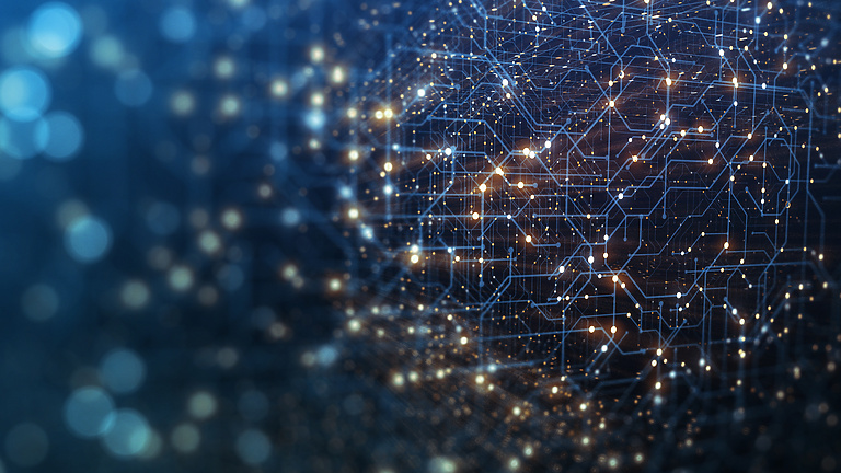 Artifical intelligence AI abstract