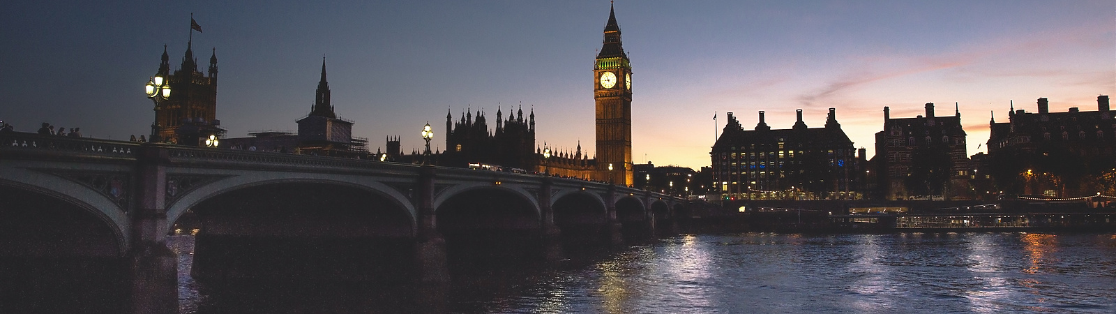 London at night