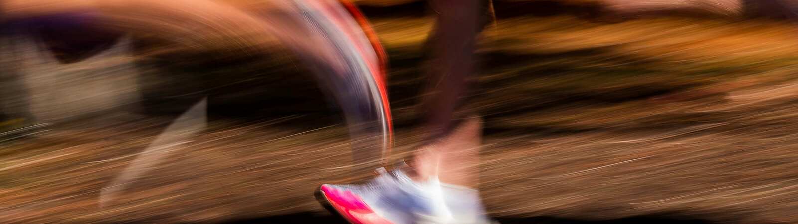 abstract running shoes