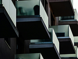 a building with persony balconies