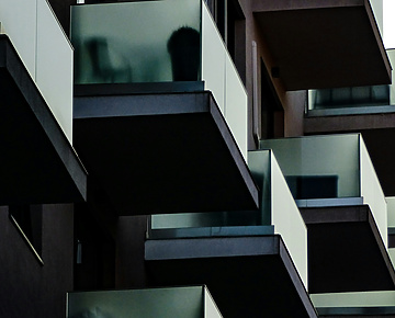 a building with persony balconies