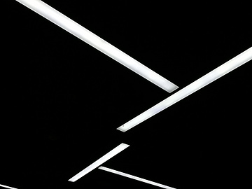 abstract lights on dark background