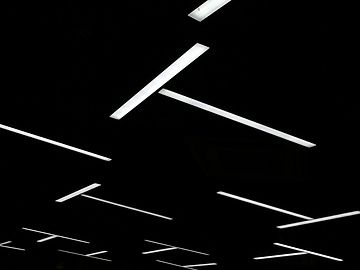 abstract lights on dark background