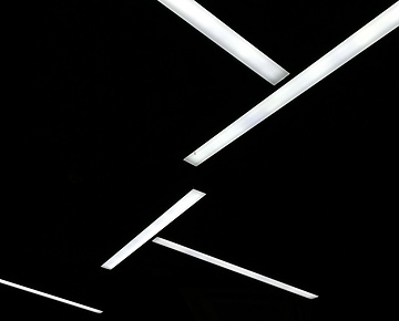 abstract lights on dark background