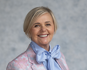 a person smiling at camera