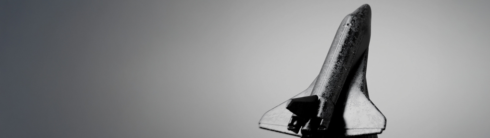 Rocket toy on pencil