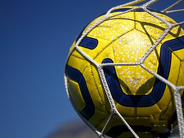 Football hitting net