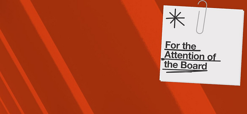 a red triangle shaped room