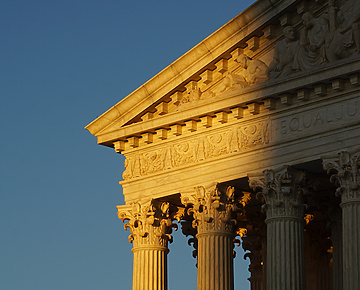 Exterior of court building