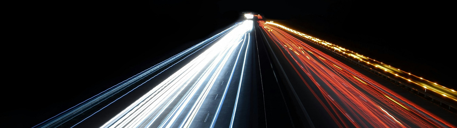 lights shining on black background