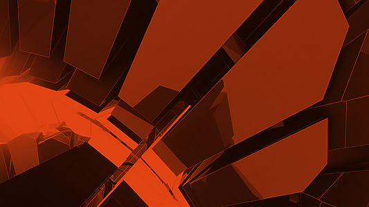 abstract orange structure