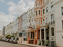 a street with cars parked on it
